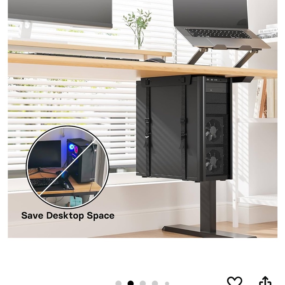 Under Desk PC Mount